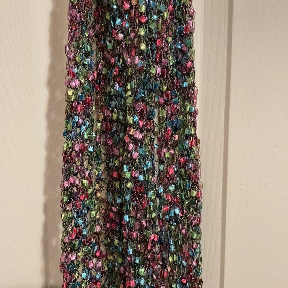 Handmade Ladder Yarn Scarf